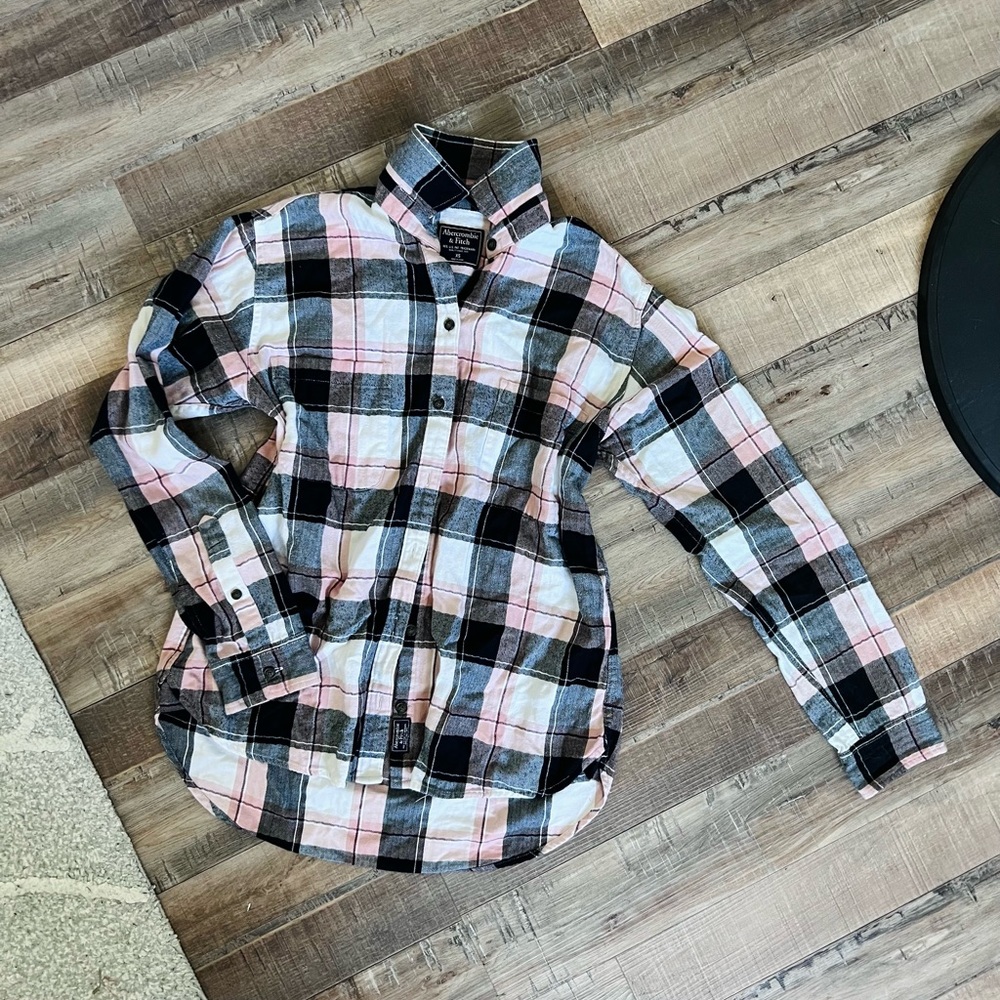 abercrombie and fitch boyfriend flannel